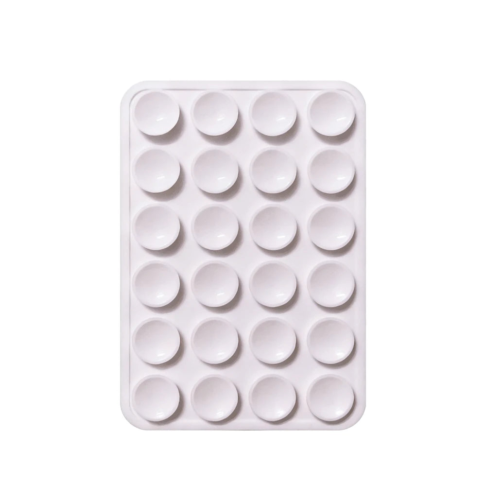 Double Side Silicone Suction Pad for Mobile Phone Fixture Suction Cup Backed Adhesive Silicone Rubber Sucker Pad for Fixing