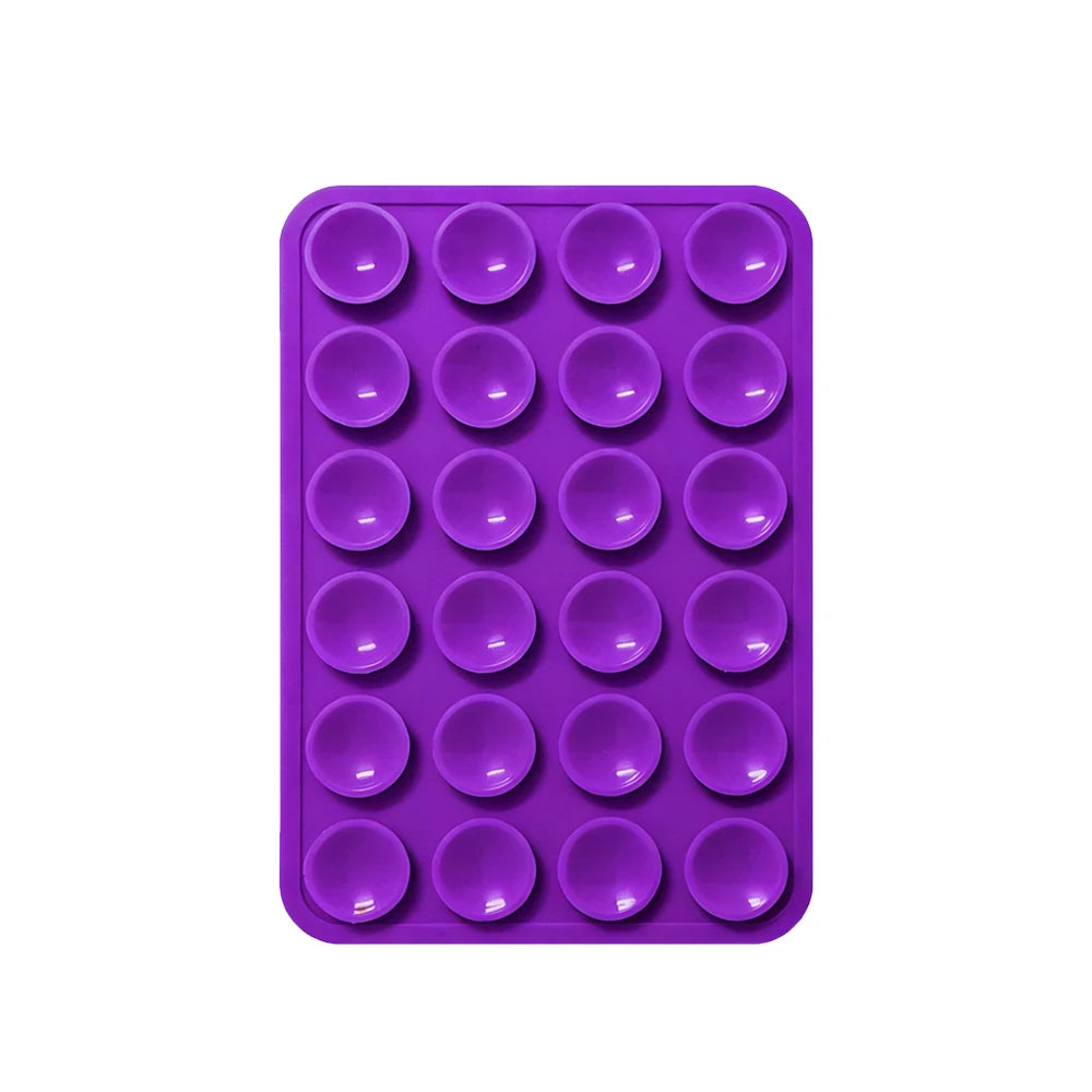 Double Side Silicone Suction Pad for Mobile Phone Fixture Suction Cup Backed Adhesive Silicone Rubber Sucker Pad for Fixing