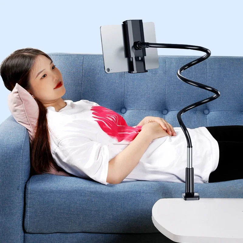 Tablet Bracket for Bed Ipad Stand 360° Rotating Bed Tablet Mount Stand with 90Cm Metal Arm for 4.7~12.9 Inch Phone Tablet Holder