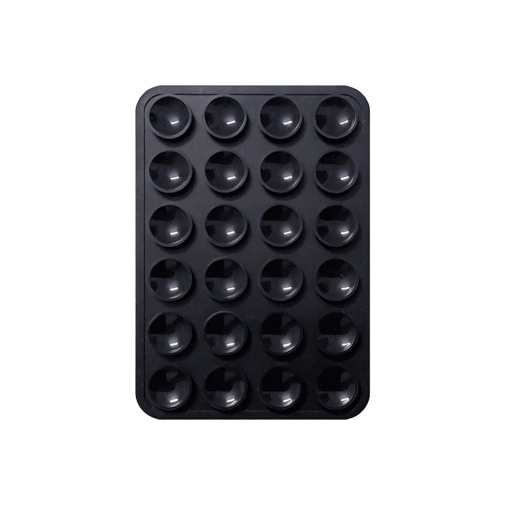 Double Side Silicone Suction Pad for Mobile Phone Fixture Suction Cup Backed Adhesive Silicone Rubber Sucker Pad for Fixing