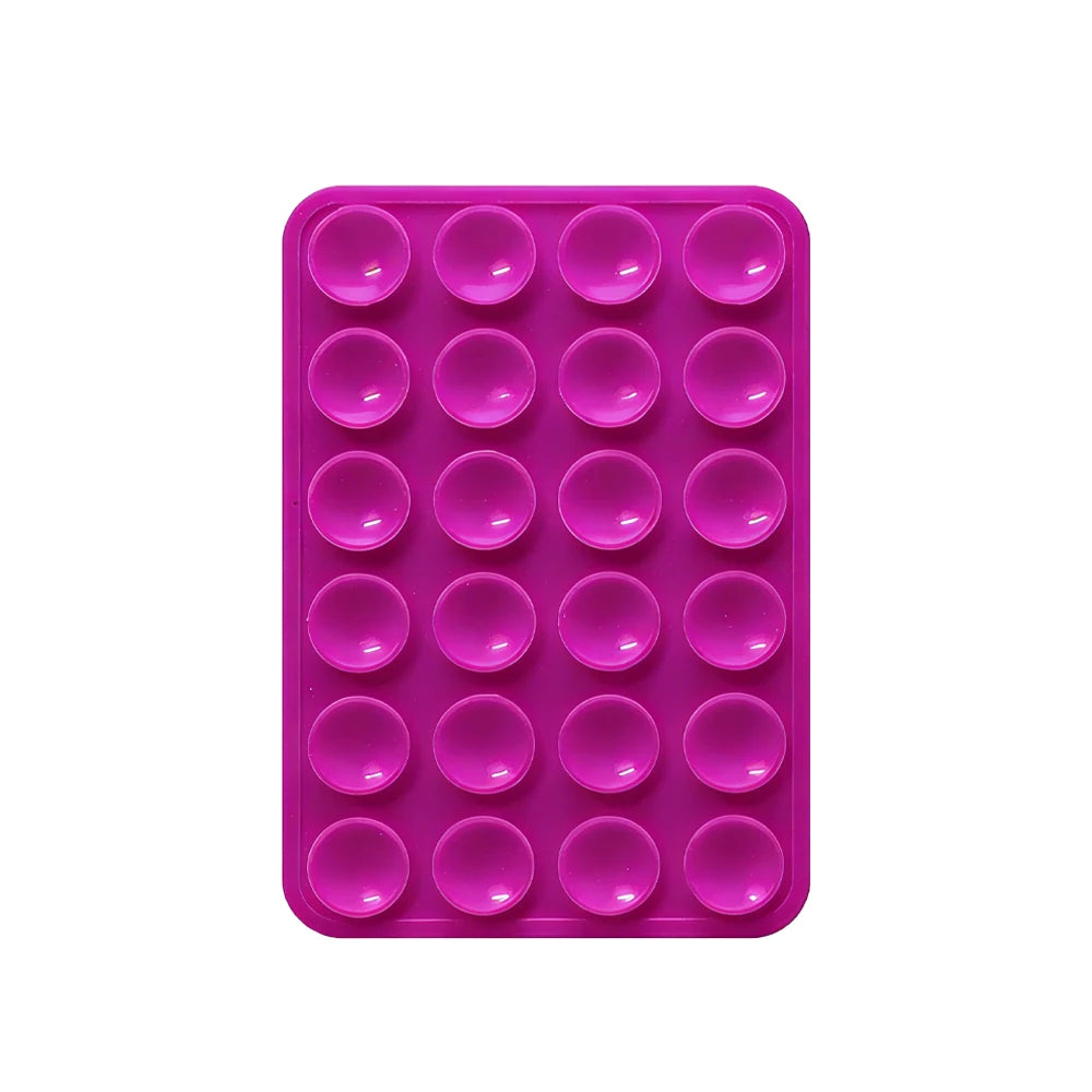 Double Side Silicone Suction Pad for Mobile Phone Fixture Suction Cup Backed Adhesive Silicone Rubber Sucker Pad for Fixing