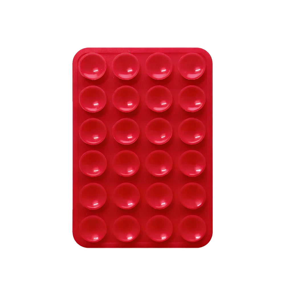 Double Side Silicone Suction Pad for Mobile Phone Fixture Suction Cup Backed Adhesive Silicone Rubber Sucker Pad for Fixing