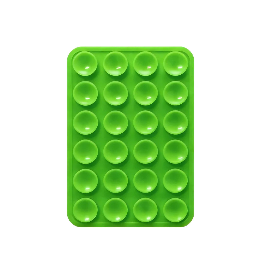 Double Side Silicone Suction Pad for Mobile Phone Fixture Suction Cup Backed Adhesive Silicone Rubber Sucker Pad for Fixing