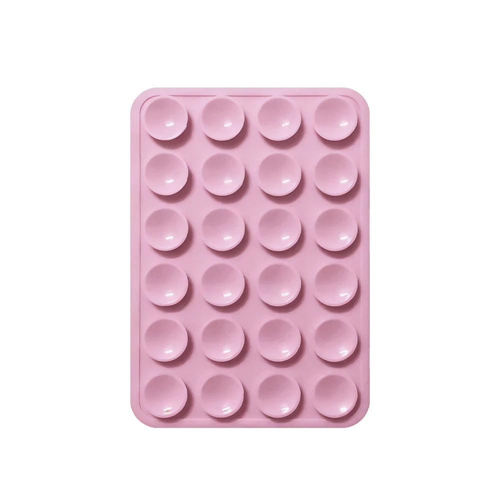 Double Side Silicone Suction Pad for Mobile Phone Fixture Suction Cup Backed Adhesive Silicone Rubber Sucker Pad for Fixing