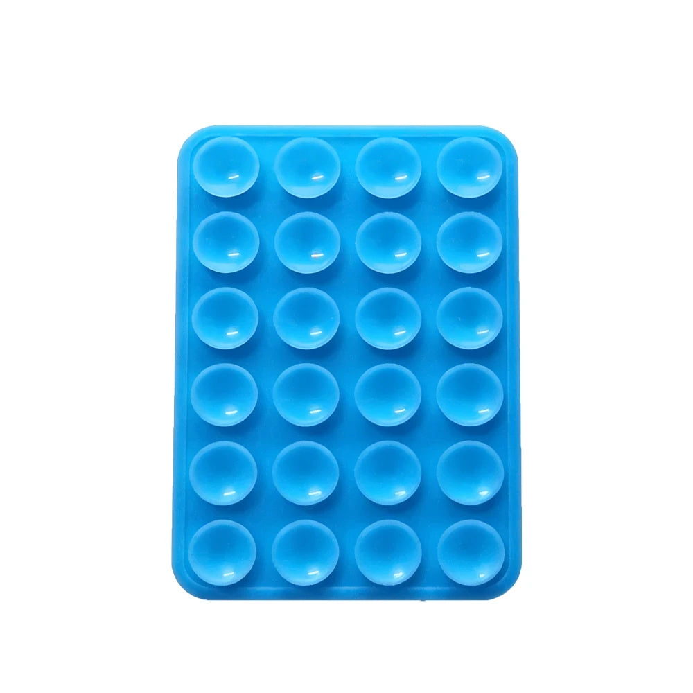 Double Side Silicone Suction Pad for Mobile Phone Fixture Suction Cup Backed Adhesive Silicone Rubber Sucker Pad for Fixing