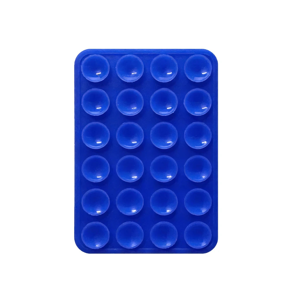 Double Side Silicone Suction Pad for Mobile Phone Fixture Suction Cup Backed Adhesive Silicone Rubber Sucker Pad for Fixing
