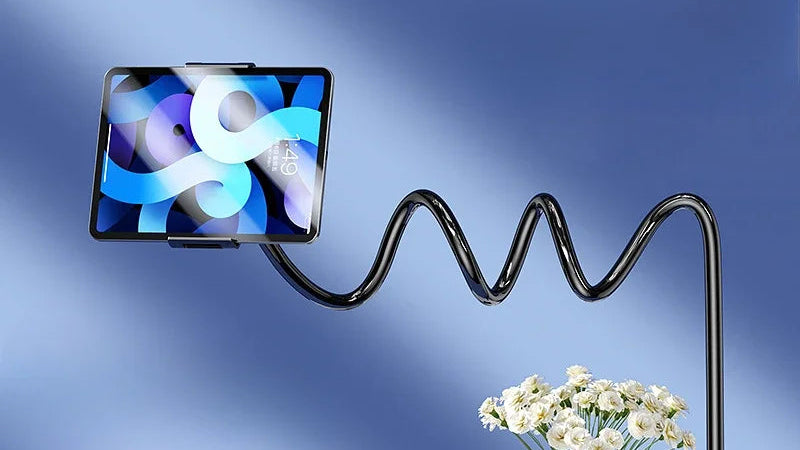 Tablet Bracket for Bed Ipad Stand 360° Rotating Bed Tablet Mount Stand with 90Cm Metal Arm for 4.7~12.9 Inch Phone Tablet Holder