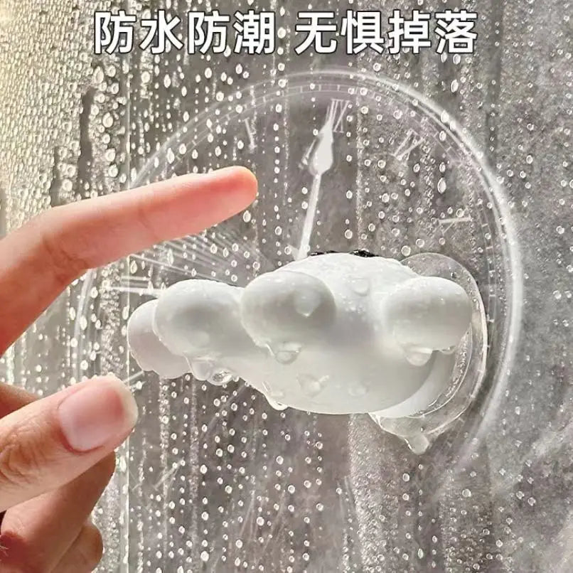 Mickey Cartoon Palm Suction Cup Bathroom Moisture-Proof Toothbrush Towel Rack Multifunctional Data Cable Storage Hook