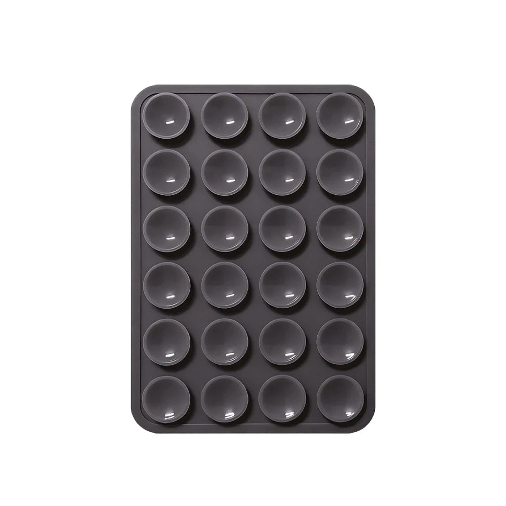 Double Side Silicone Suction Pad for Mobile Phone Fixture Suction Cup Backed Adhesive Silicone Rubber Sucker Pad for Fixing