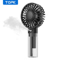 Mini Portable Fan with Water Mist,2000Mah Capacity& Humidifying Function for Summer Personal Electric Fan USB Fans for Room