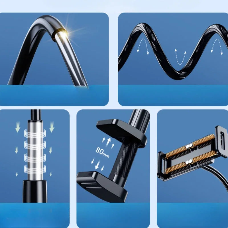 Tablet Bracket for Bed Ipad Stand 360° Rotating Bed Tablet Mount Stand with 90Cm Metal Arm for 4.7~12.9 Inch Phone Tablet Holder